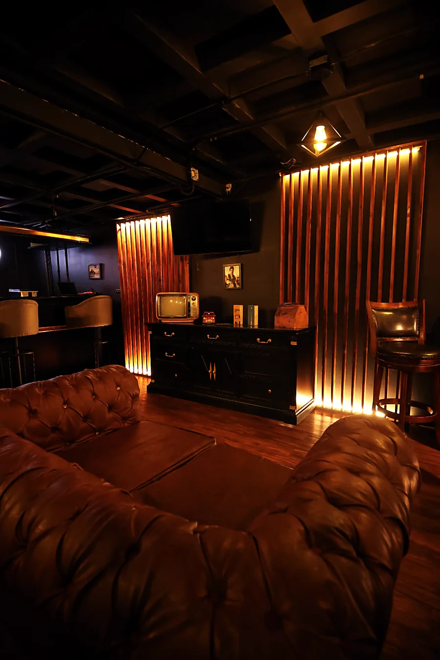 Lounge exclusivo de Premium Barber Grooming & Atelier